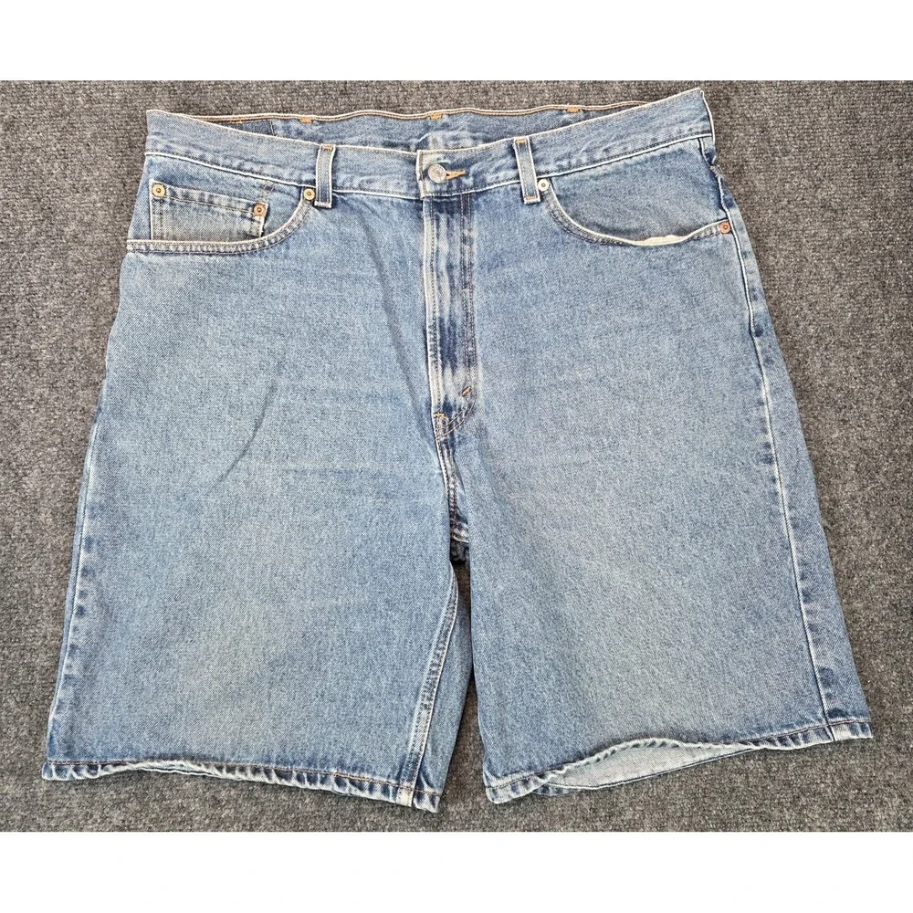 Levis 550 Shorts Mens 38 Blue Denim